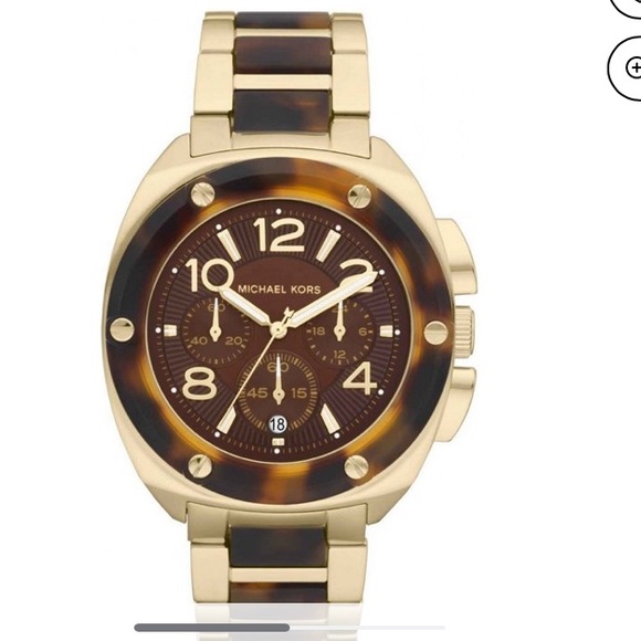 Michael Kors Women Tribecca tortoise watch - Picture 1 of 6